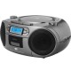 Sistem audio ecg cdr 999 dab, 2 x 1,5w rms, radio, usb, cd, casetofon, mp3, fm