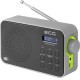 Radio portabil ecg rd 110 dab cu tuner dab+ si fm, negru, 1,2 w, memorie 30 de posturi