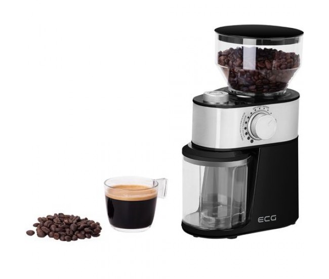 Rasnita de cafea ecg km 1412 aromatico, 200 w, 240 g, 18 grade macinare