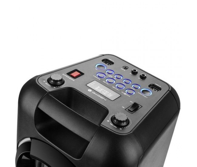 Sistem audio portabil gogen bps 686, 2 x 30 w, bluetooth, radio fm, karaoke, 2xusb, aux in