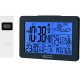 Statie meteo interior-exterior ecg ms 200 grey, senzor extern fara fir, lcd, ceas, alarma