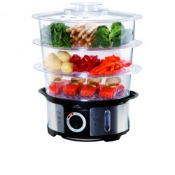 Aparat de gatit cu aburi ETA Steampot 0134 90000, 12.25 L, 1000 W, timer Aparat de gatit cu aburi ETA Steampot 0134 90000, 12.25 L, 1000 W, timer