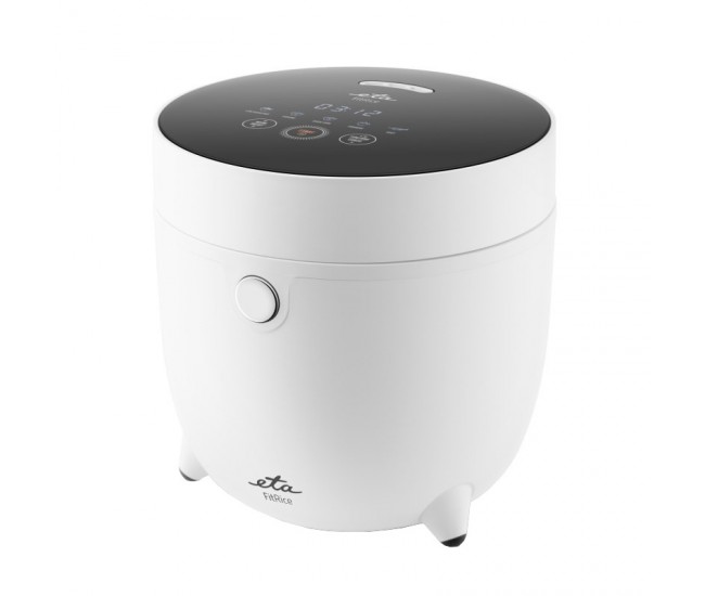 Aparat pentru gatit orez ETA FitRice 4139 90000, 1.6 litri, 500 W, 5 programe, afisaj LED, alb
