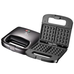 Aparat pentru preparat vafe LENTZ 29023, 750W, placi antiaderente, negru Aparat pentru preparat vafe LENTZ 29023, 750W, placi antiaderente, negru