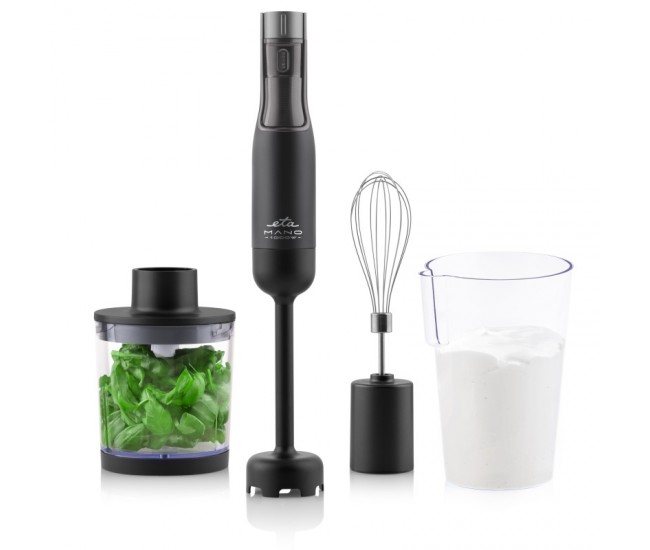 Blender de mana ETA Mano 3219 90010, 1000 W, 9 viteze, afisaj LCD, negru