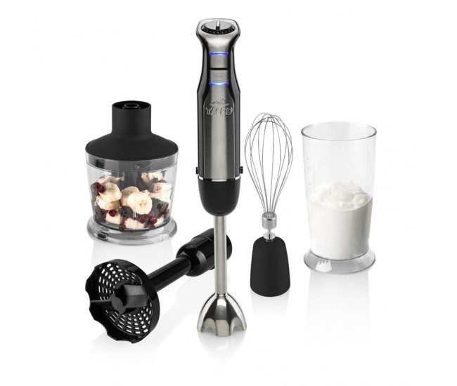Blender de mana ETA Tasso 5056 90000, 600 W, 6 viteze, atasament special pentru piure, negru
