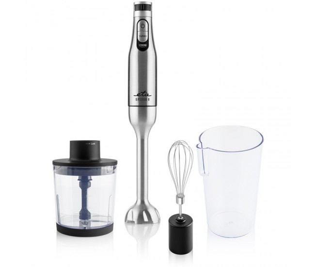 Blender vertical 3 in 1 ETA Spesso II 3215 90000, 1200 W, 6 viteze plus TURBO, otel inoxidabil, negru