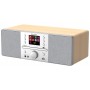 Internet radio GoGEN IR 267 BTDAB, 2x10W, DAB+/FM, CD, LCD, Bluetooth, Spotify Connect, argintiu/maro