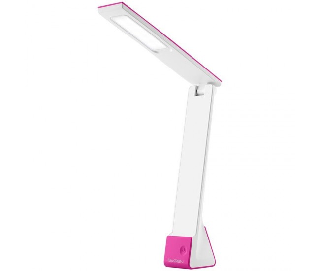 Lampa de masa cu LED GoGEN LL12P, consum 4W, brat flexibil, culoare roz