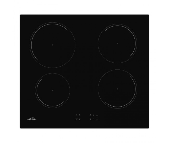 Plita cu inductie ETA 579090000, 4 zone de gatit, Booster, 7.2 kW, 59 x 52 cm, negru