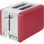 Prajitor de paine ECG ST 2708 Tradizione Corsa, putere 925 W, 2 felii, 6 grade de rumenire, rosu mat