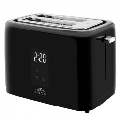 Prajitor de paine ETA Eron 8166 90000, 2 felii, 930 W, 7 niveluri de incalzire, afisaj LED, control tactil, otel inoxidabil, negru Prajitor de paine ETA Eron 8166 90000, 2 felii, 930 W, 7 niveluri de incalzire, afisaj LED, control tactil, otel inoxidabil, negru