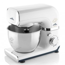 Robot de bucatarie ETA Mezo 003490010, 600 W, 4 litri, reglare continua a vitezei, sistem de amestecare planetar, alb Robot de bucatarie ETA Mezo 003490010, 600 W, 4 litri, reglare continua a vitezei, sistem de amestecare planetar, alb