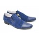 Pantofi bleumarin barbati casual - eleganti din piele naturala - Made in Romania