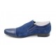 Pantofi bleumarin barbati casual - eleganti din piele naturala - Made in Romania