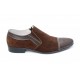 Pantofi maro barbati casual - eleganti din piele naturala - Made in Romania