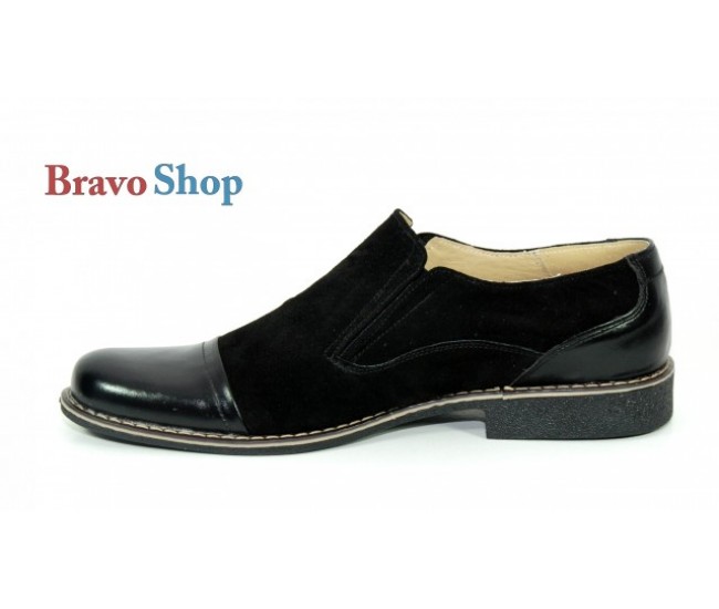 Pantofi negri barbati casual-eleganti din piele naturala - Made in Romania Pantofi negri barbati casual-eleganti din piele naturala - Made in Romania
