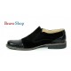 Pantofi negri barbati casual-eleganti din piele naturala - Made in Romania Pantofi negri barbati casual-eleganti din piele naturala - Made in Romania