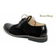 Pantofi negri barbati casual-eleganti din piele naturala - Made in Romania