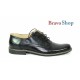Pantofi negri barbati casual-eleganti din piele naturala - Made in Romania LUX76