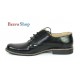 Pantofi negri barbati casual-eleganti din piele naturala - Made in Romania LUX76