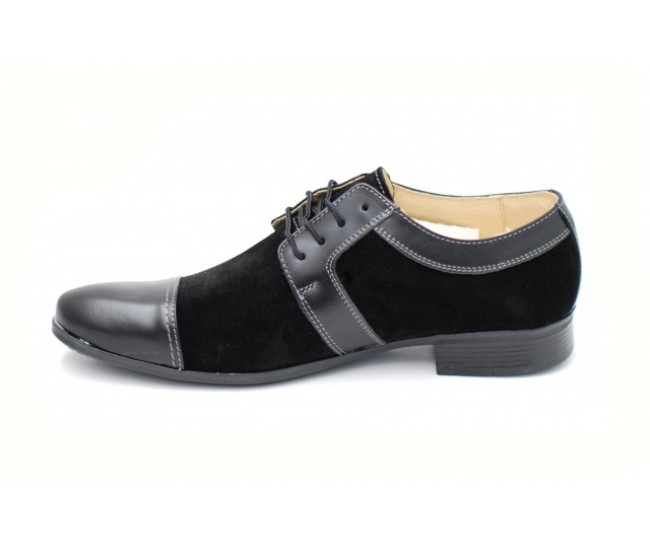 Pantofi negri barbati casual - eleganti din piele naturala - Made in Romania Pantofi negri barbati casual - eleganti din piele naturala - Made in Romania