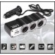 Priza Tripla Auto Cu Usb 12V