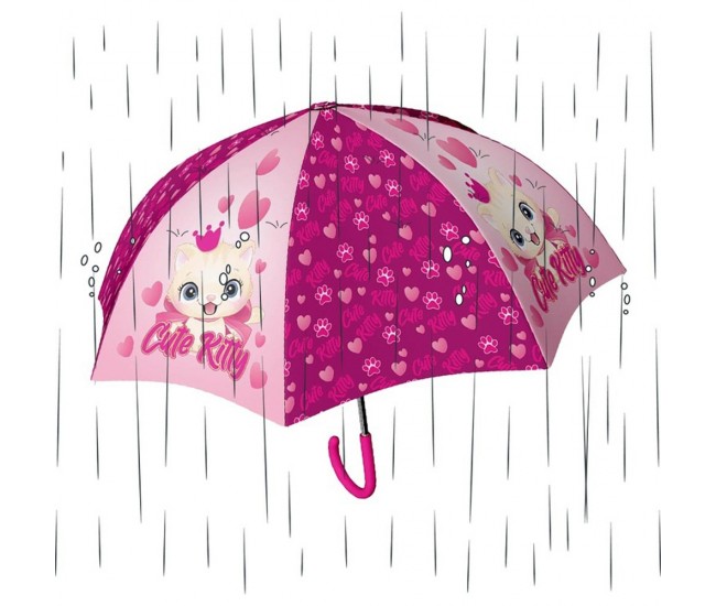 Umbrela copii, CUTE KITTY, 48.5 cm - S-COOL
