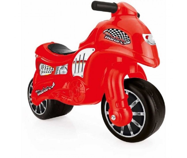 Motocicleta fara pedale, rosu, 50x71x27 cm - Dolu