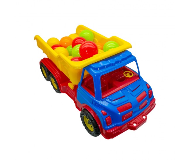 Camion plastic 60 cm + mingiute - ROBENTOYS