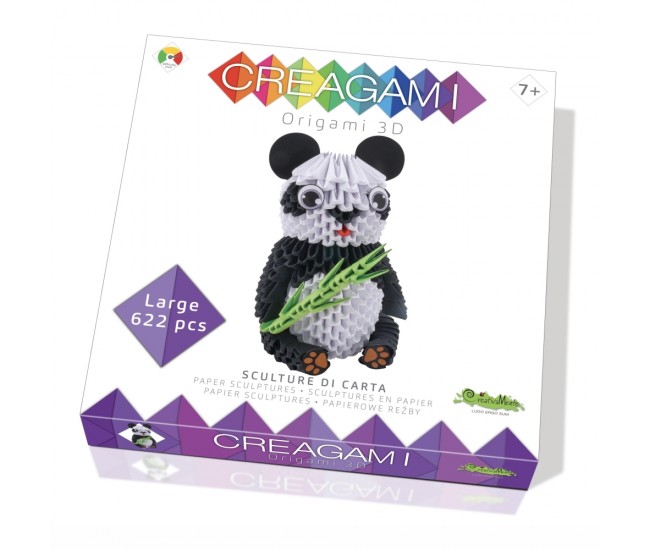 Origami 3D Creagami - Panda, 622 piese