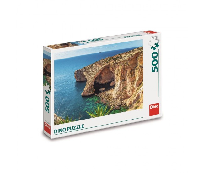Puzzle Plaja din Malta, 500 piese - DINO TOYS