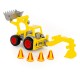 Excavator cu incarcator - ConsTruck, 38x16x22 cm, Wader