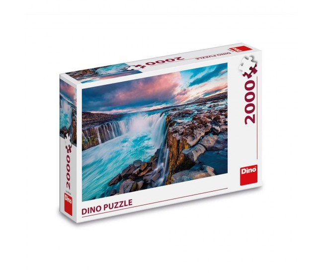 Puzzle Cascada Selfoss, 2000 piese - DINO TOYS
