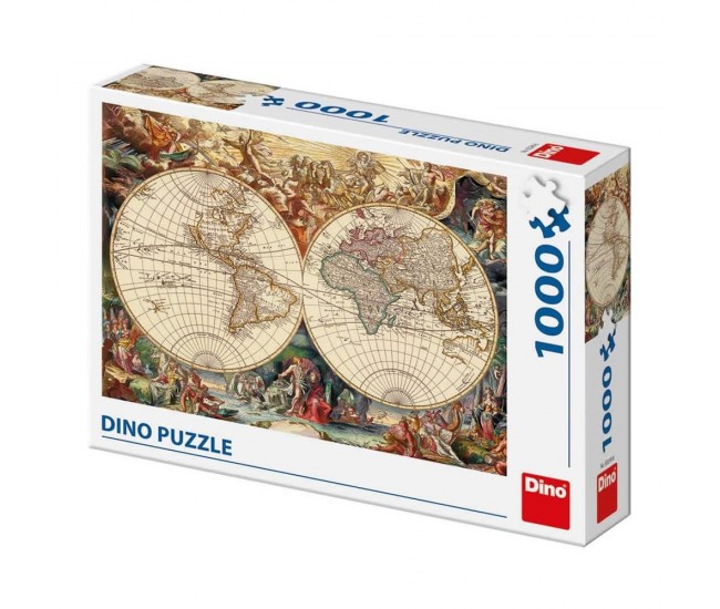 Puzzle Harta lumii, 500 piese - DINO TOYS