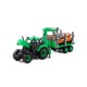 Tractor cu remorca lemne - Progresso, 40x11.5x17  cm, Polesie