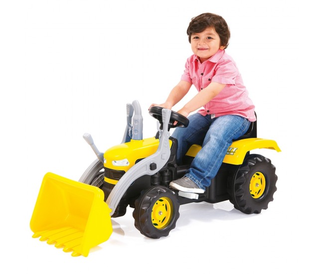 Tractor excavator cu pedale, 53x113x45cm - Dolu