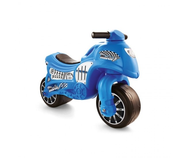 Motocicleta fara pedale, albastru, 50x71x27 cm - Dolu