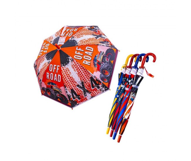 Umbrela pentru copii, cu desene, 65cm