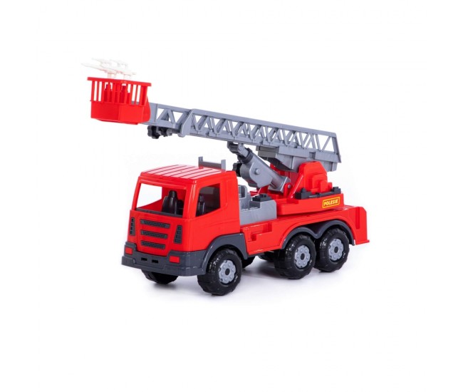 Camion pompieri + elevator - Supertruck, 45x16.5x26 cm, Polesie