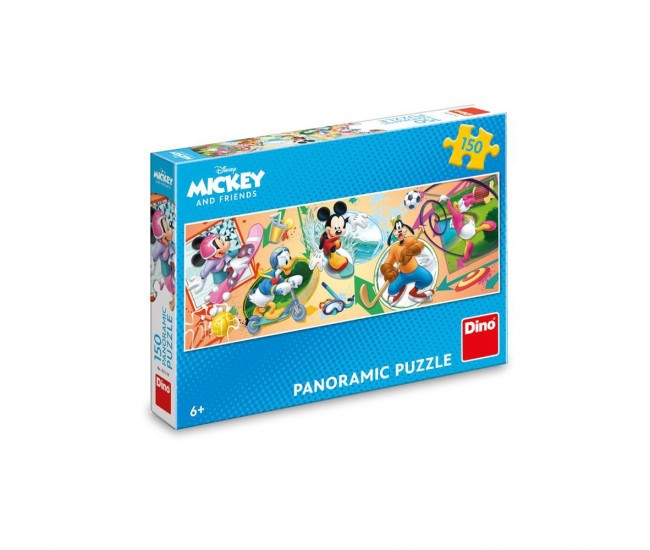 Puzzle panoramic Micky, 150 piese - DINO TOYS