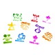 Accesorii craft, Stampilute patrate, 9 buc/set - S-COOL