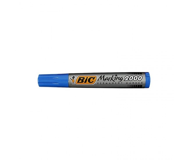 Marker permanent 2000 albastru 12/cutie - BIC