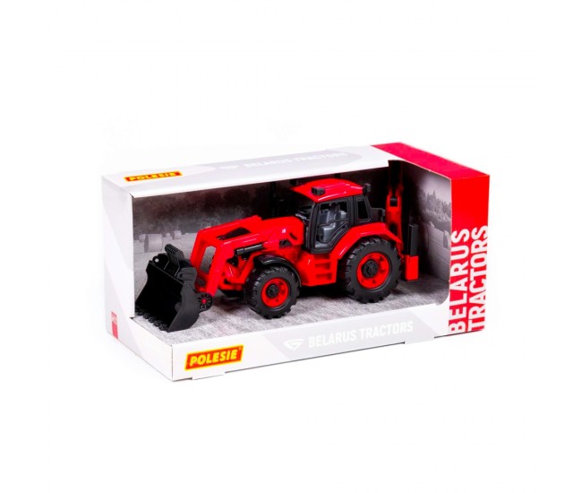 Tractor-excavator cu incarcator, 31x15x14.5 cm, Polesie