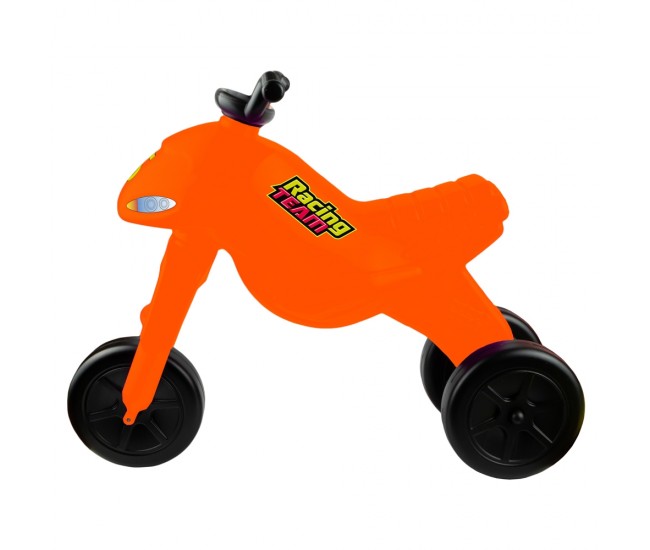 Motocicleta fara pedale, portocalie - ROBENTOYS
