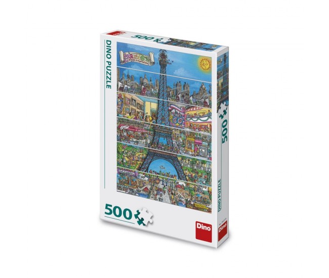 Puzzle Turnul Eiffel, 500 piese - DINO TOYS