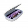 Cutie cu lampa uv-c pentru curatat si dezinfectat obiecte si incarcare wireless pentru telefon