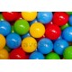 Set Bile colorate pentru copii - 75 mm diametru - 100 buc/set