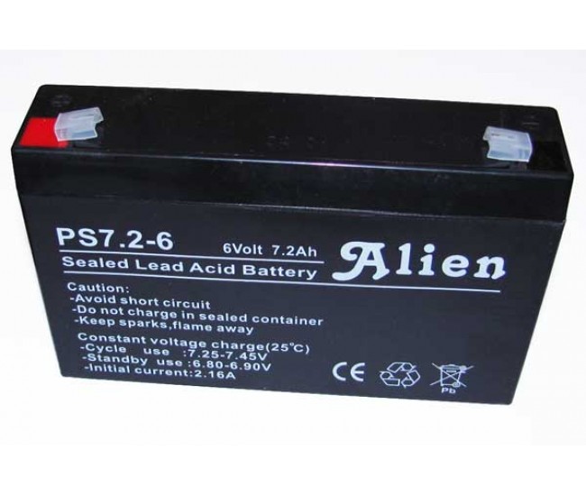Acumulator plumb-acid 6v 7.2a alien