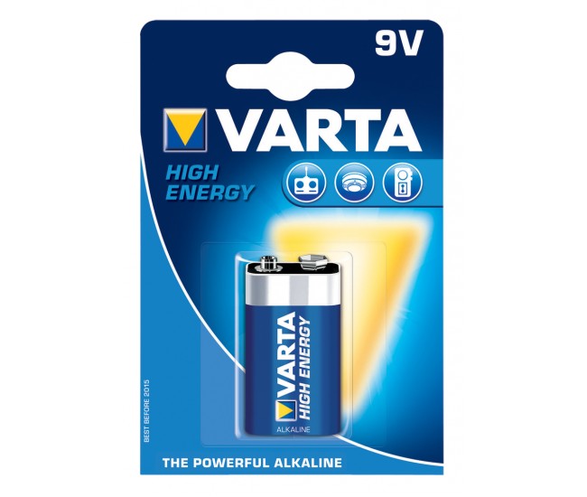 Baterie 9v varta high energy longlife power